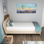 Suave enkelsng 190 x 90 cm - Valnt/beige