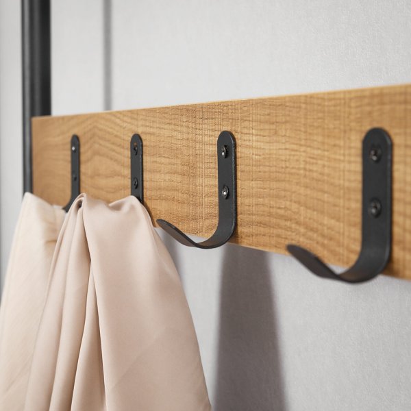 Meuble d'entrée Kuranda - Beige/noir Meuble d'entrée Kuranda - Beige/noir