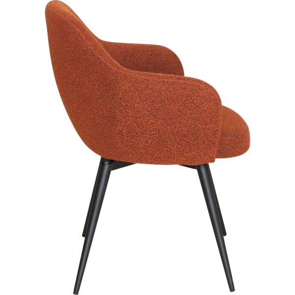 Chaise de salle à manger Derek - Rouge/noir Chaise de salle à manger Derek - Rouge/noir