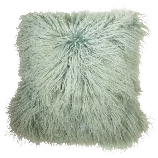 Tibet kuddfodral frskinn - Mint