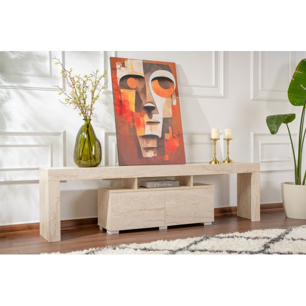 Enclave TV-bnk - Travertin