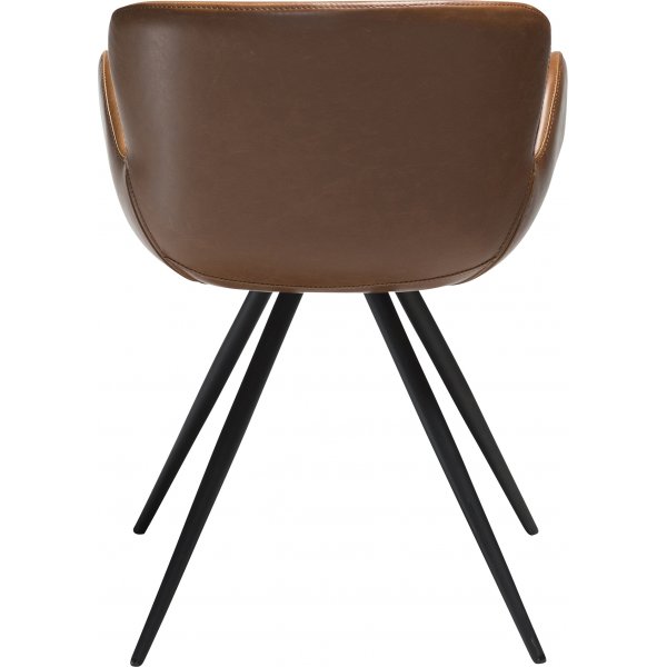 Chaise de salle  manger Gaia - PU marron