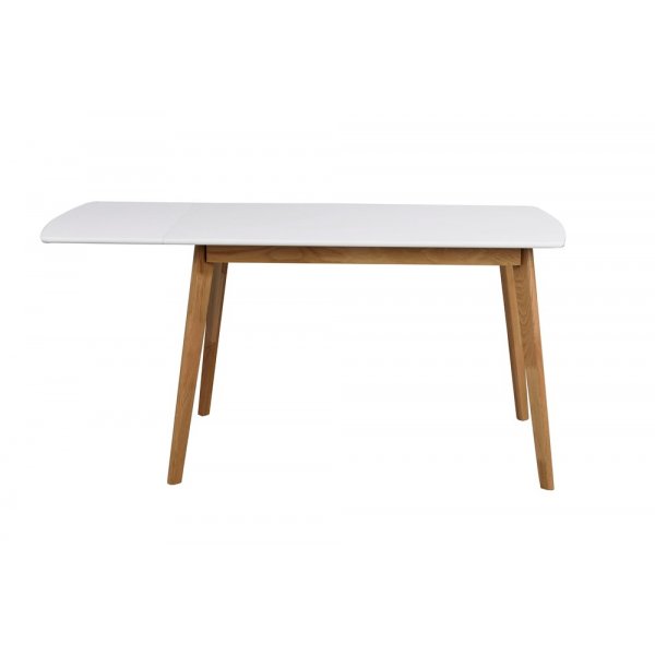 Orson klaffbord 120x80 - Vit/ek Orson klaffbord 120x80 - Vit/ek