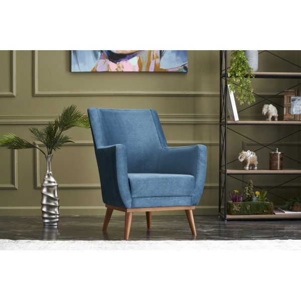 Fauteuil Gonca - Bleu