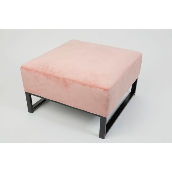Above pall i rosa sammet 72x72 cm