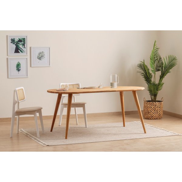 Table  manger Ares 180 x 80 cm - Chne