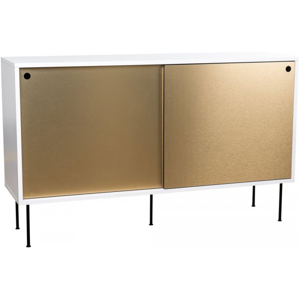 Volume sideboard 132 cm - Vit/mässing Volume sideboard 132 cm - Vit/mässing