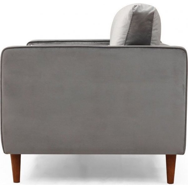 Canap 2 places Rome - Gris clair