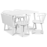 Dalsland klaffbord 130-170 cm - Vit Dalsland klaffbord 130-170 cm - Vit