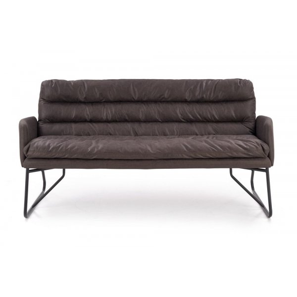 Gerda XL soffa - M�rk gr�/svart