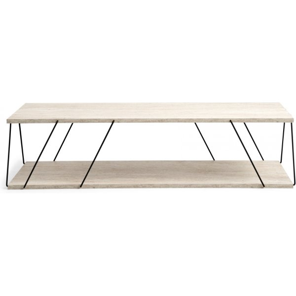 Table basse Labranda - Noir/marbre Table basse Labranda - Noir/marbre