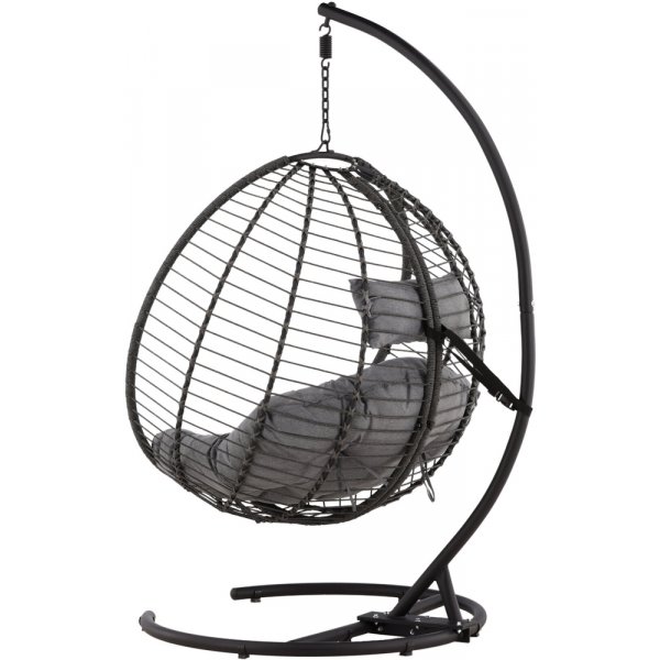 Bacolod hngstol - Svart/Mrkgr