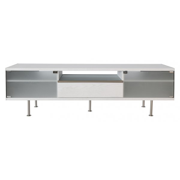 Mediabnk Frank 167 cm - (vitbetsad ekfanr)