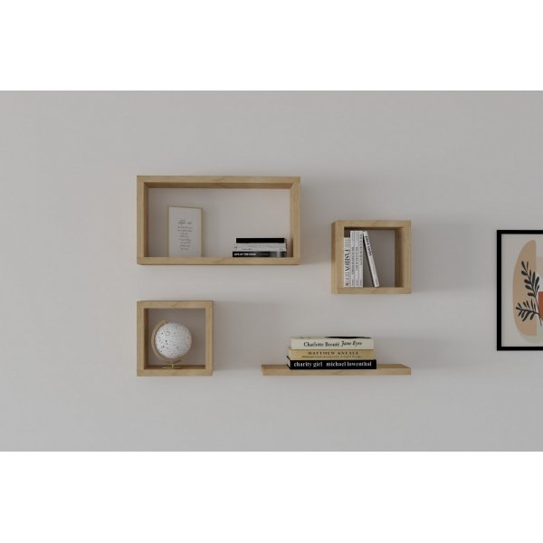 Babi wandplank - Saffier eiken Babi wandplank - Saffier eiken