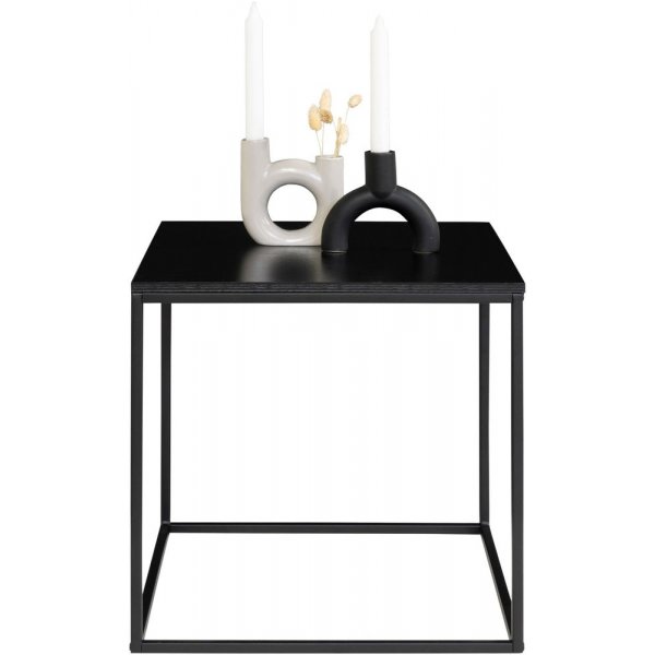 Lampbord 45 x 45 cm - Svart + Möbeltassar Lampbord 45 x 45 cm - Svart + Möbeltassar