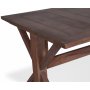 Croco brunt matbord 160x90 cm - Vintage