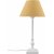 Lampe de table Lisa - Blanc/ocre - 45 cm