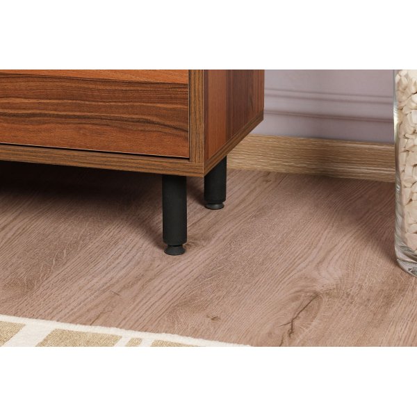 Bengo bokhylla - Valnt/antracit/gul