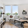 Den här snygga mattan använde vi till vår homestyling nu när vi säljer lägenheten. Den åker givetvis med till det nya huset sen i höst! Helnöjd! Stentvättad bomullsmatta Varanasi - Svart