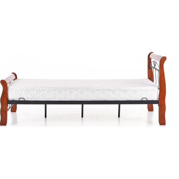 Anika 90x200 cm bedframe - antiek kersen/zwart Anika 90x200 cm bedframe - antiek kersen/zwart
