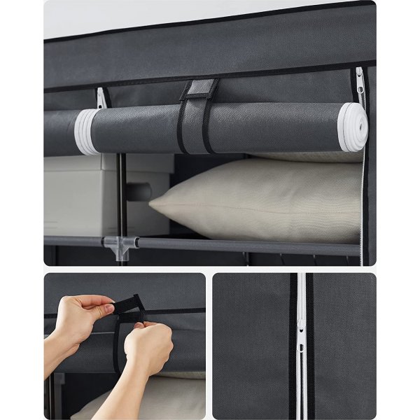 Armoire Katerina 150 x 175 cm - Gris Armoire Katerina 150 x 175 cm - Gris