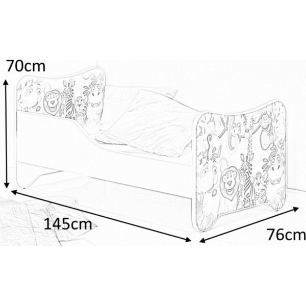 Stacy sngram fr barn - Djungel