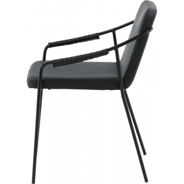 Chaise Rival - PU Noir