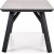 Table  manger Jaden 160 cm - Noir/motif bton