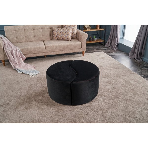 Le pouf d\\\'Ali - Noir Le pouf d\\\'Ali - Noir