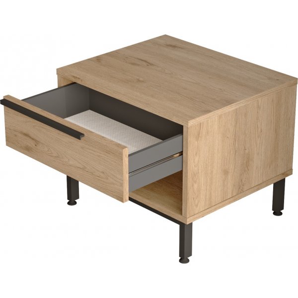 Oceaan nachtkastje - Walnoot