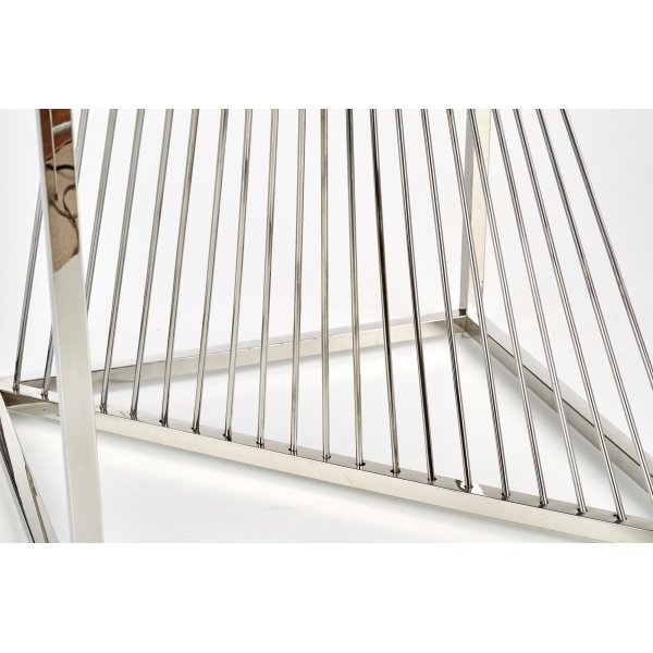 Table basse Eterneco 55 x 55 cm - Chrome