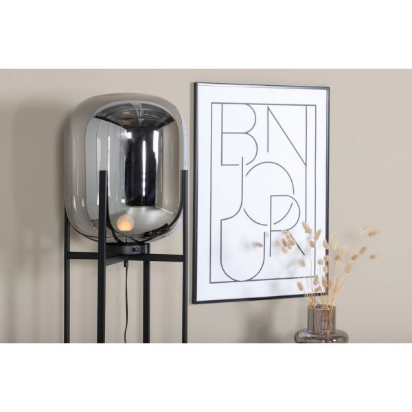 Marbystrand golvlampa - Svart/glas Marbystrand golvlampa - Svart/glas