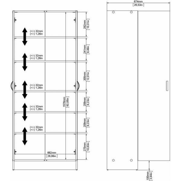 Focus skåp - Vit Focus skåp - Vit