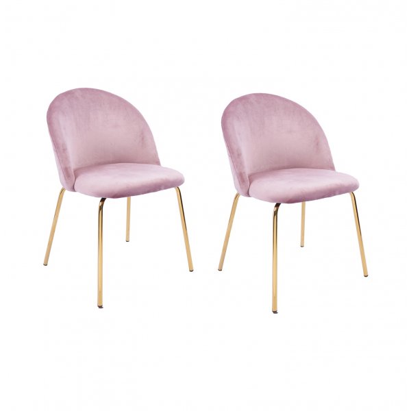 Stol i rosa sammet - Plaza
