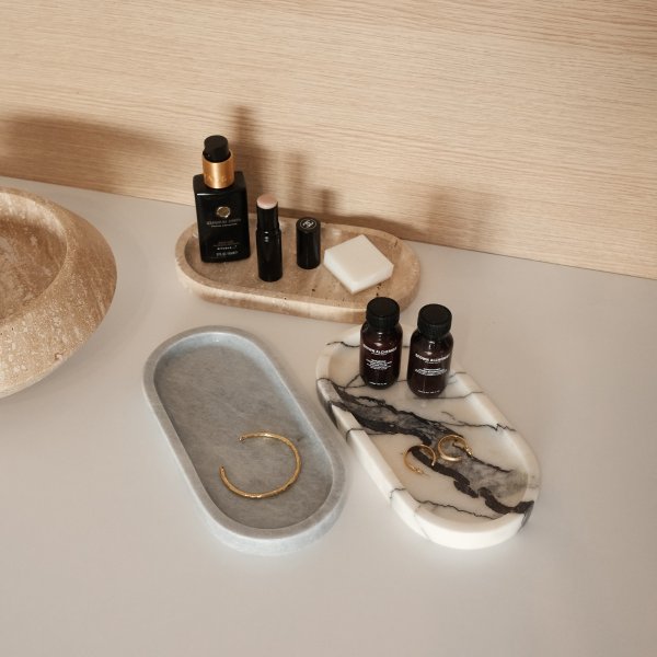 Badrumsbrickor i 3 sorters marmor - 25 x 12 x 2 cm Badrumsbrickor i 3 sorters marmor - 25 x 12 x 2 cm