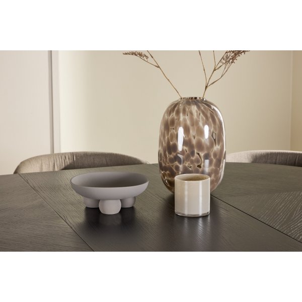 Matbord Strada med 6 st Edina stolar - Brun/svart + 4.00 x Möbeltassar Matbord Strada med 6 st Edina stolar - Brun/svart + 4.00 x Möbeltassar