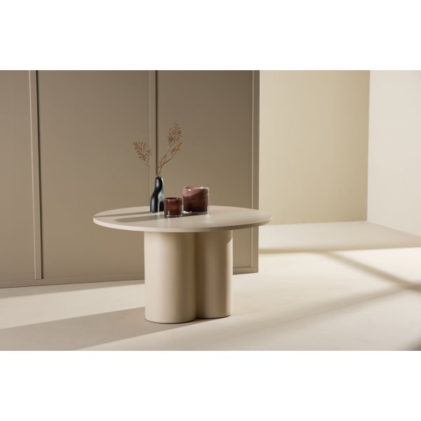 Olivia soffbord Ø80 cm - Beige Olivia soffbord Ø80 cm - Beige