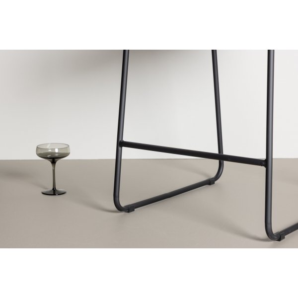 Bisbee barstol - Svart boucl