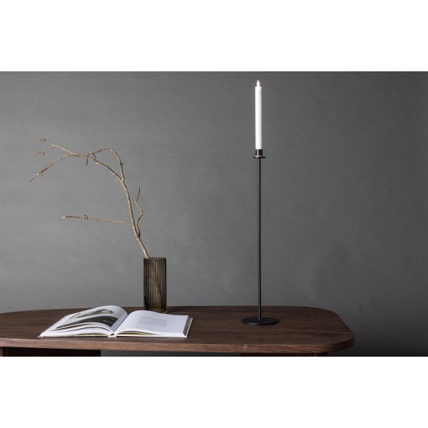 Bougeoir LED Hogehall H79 cm - Noir/Blanc Bougeoir LED Hogehall H79 cm - Noir/Blanc