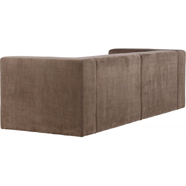 Lumi 3-sits soffa - Brun linne Lumi 3-sits soffa - Brun linne