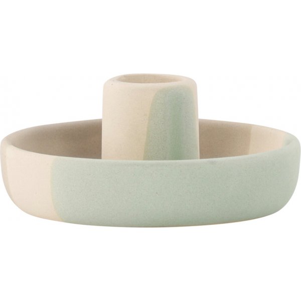 Otis ljusstake - Beige/Gr�n/Gr�