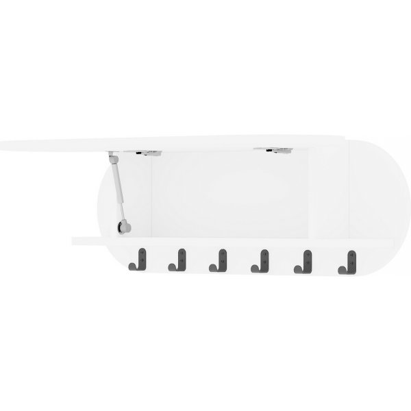 Cintre chromé - Blanc Cintre chromé - Blanc