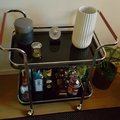 Butler 7 serveringsfat perfekt i min lilla hörna. Butler 7 serveringsvagn - Svart