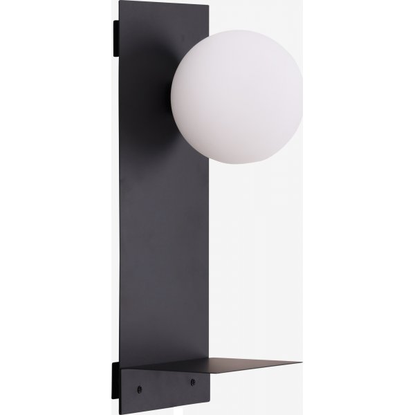 Troyes wandlamp - Zwart/wit