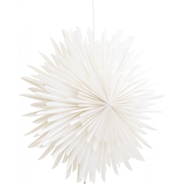 Slen adventsstjrna 46 cm - Vit