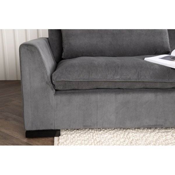 Durham 3-sits soffa - Mrkgr