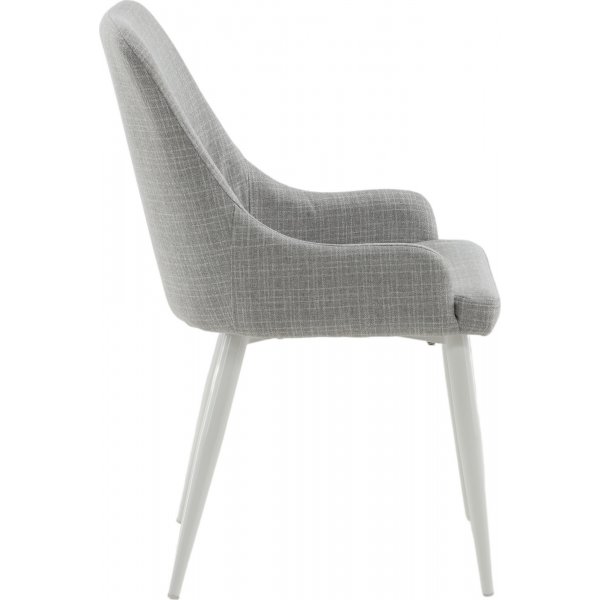 Chaise de salle à manger Paradis - Gris clair/blanc Chaise de salle à manger Paradis - Gris clair/blanc