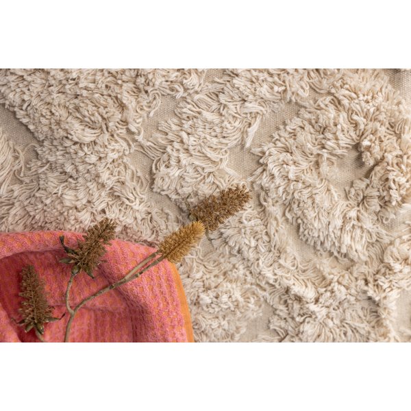 Tapis en coton Kleva - Ecru Tapis en coton Kleva - Ecru