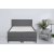 Accent boxbed sng med frvaring - 160 x 200 cm - Ljusgr