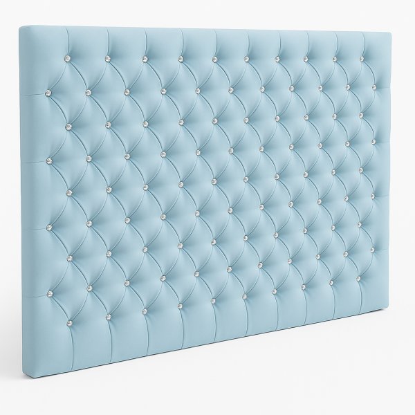 Nord snggavel med diamantknappar 210 cm - Ljusbl